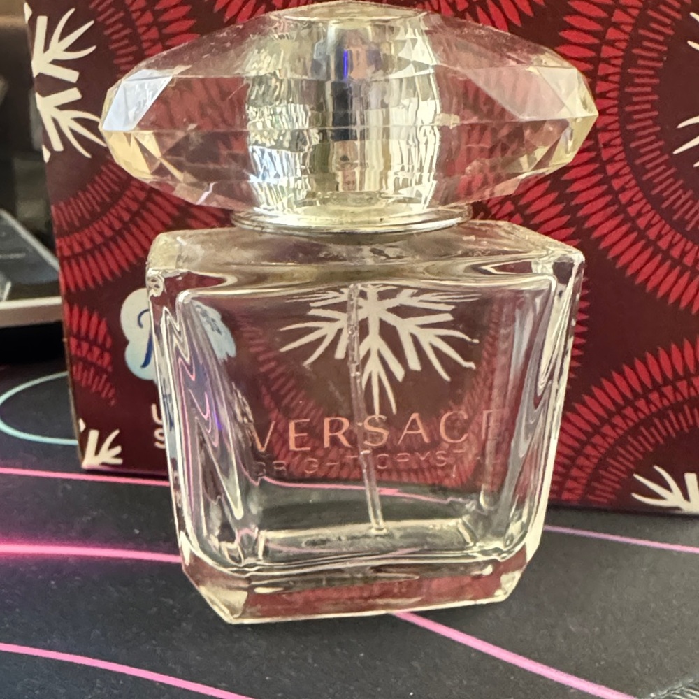 Versace Bright Crystal Clear Perfume Bottle-Empty